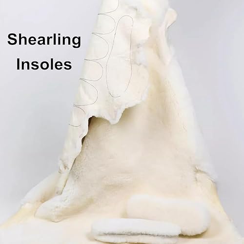Miniatura 4 de Plantillas de zapatos de piel cálida  Inserto grueso para botas de invierno, suave y cómodo, forro de repuesto para botas de zapatos de hombre 11