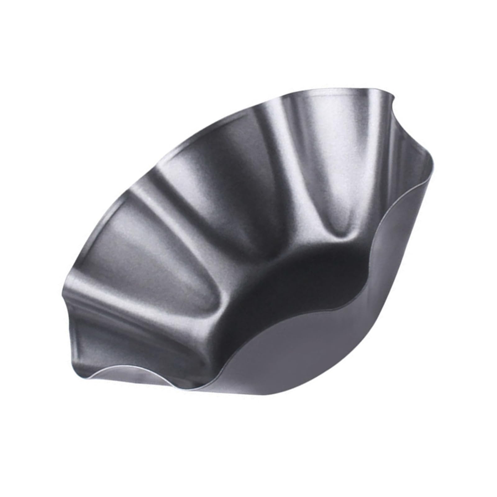 ZEPFJHE Multipurpose Carbon Steel Tacos Shell Mold Fluted Tortillas Pan Set for Making Health Oven Baking Tacos Bowls and More Carbon Steel Baking Mold