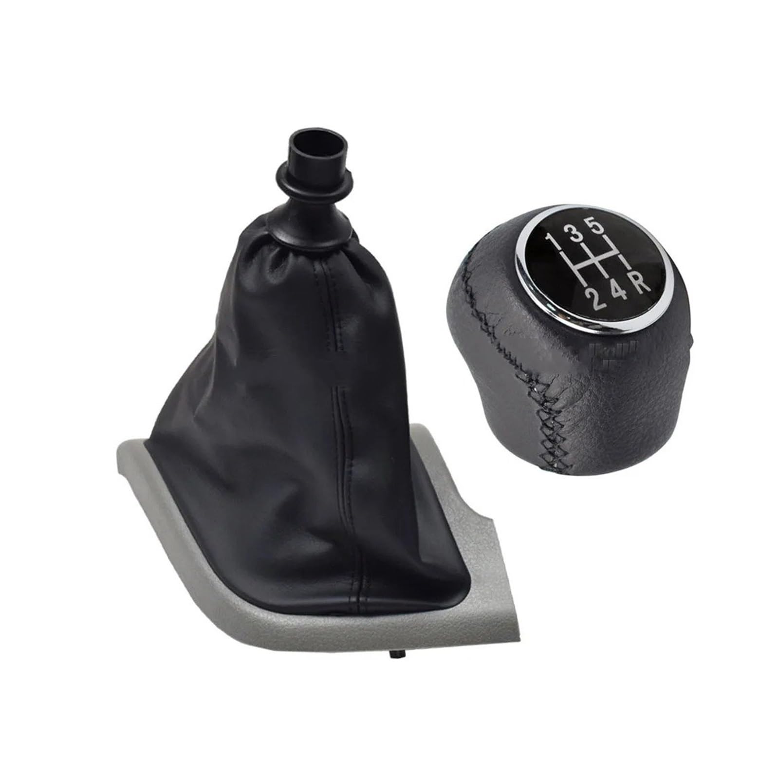 SAUANMNKTP Gearshift Knob for Fiat Ducato 2002-2014 Manual 5 6 Speed Gear Shift Knob Shifter Lever(HUI-Without Holes 5R A)