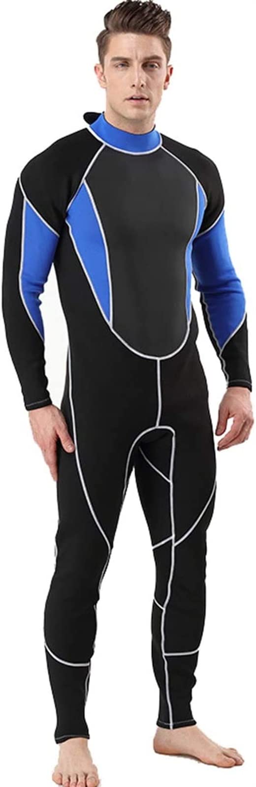 HONTIN Men 2Mm Super Stretch Neoprene Spearfishing Scuba Diving Suit One Piece Fullsuit Freediving Jumpsuit Fishing Snorkeling Wetsuits,M