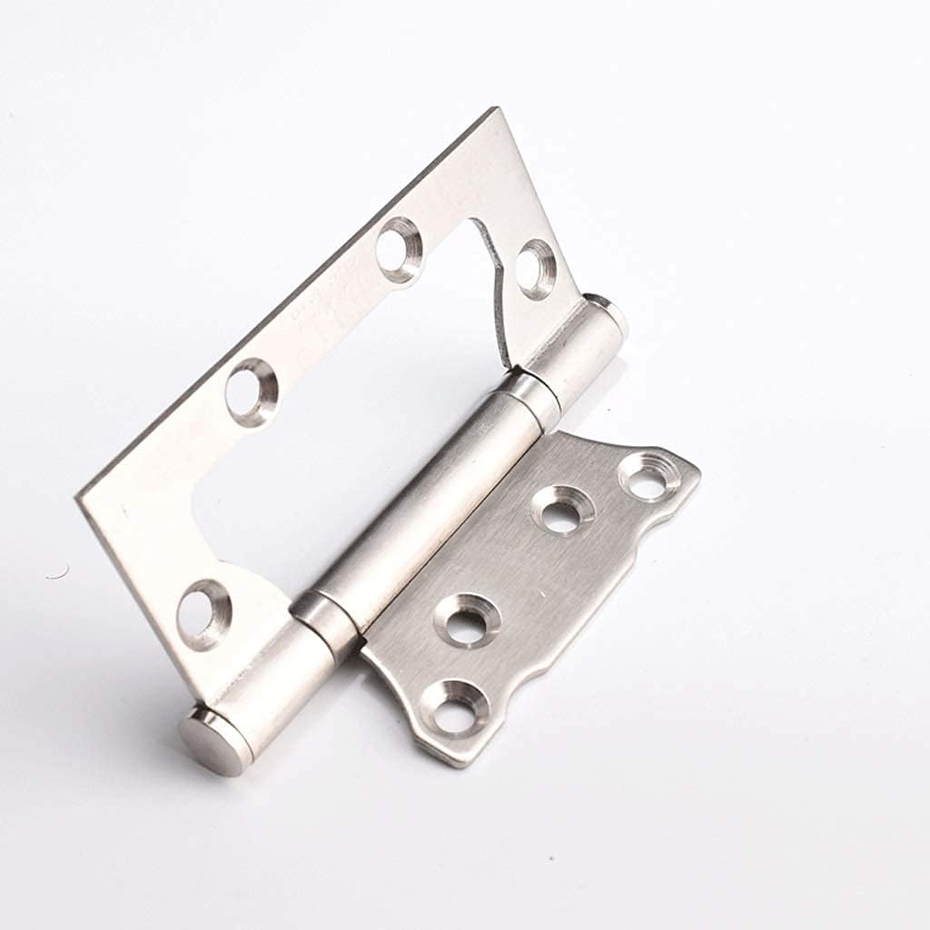 Door Hinges,Butt Door Hinge,Steel Hinge,Butt Hinges for Internal Doors,10 Pcs Stainless Steel Door Hinges,Silent Hydraulic Hinges,Cabinet Door Hinges,Equipped with Screws,Furniture Hardware