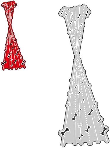 Miniatura 1 de Troqueles de corte de línea de burbujas de nube, plantillas de corte de metal de línea manchada, plantillas de corte de pata de gato para hacer