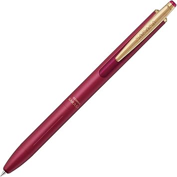 Amazon Com Zebra Gel Ballpoint Pen Sarasa Grand 0 5mm Vintage Color Cassis Black P Jj56 Vcb Office Products