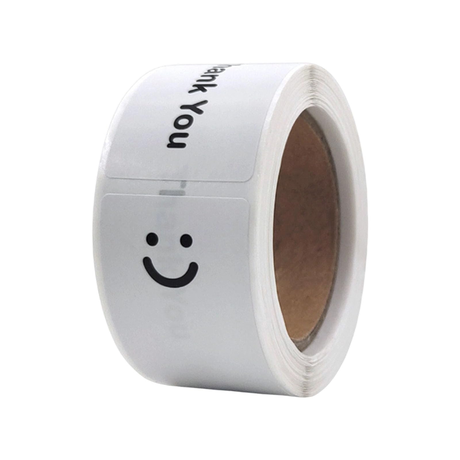 120Pcs Multifunctional Smiling Face Thank You Labels Adhesive Wrapping Sticker for Wedding Packaging Thank You Sticker
