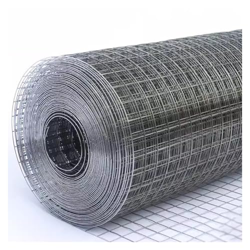 VXHCS Malla de Alambre Acero Inoxidable 6mm/9mm/12mm/20mm/30mm para Jaulas Pájaros Avicultura Nueva para Protección Plantas(6MM/0.6MM,0.6X15M)