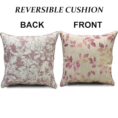 Image of Reversible Cushion Cover 20 inch x 20 inch with Invisible Zipper - Premium Stitched Sofa Pillow Cover Set of 2