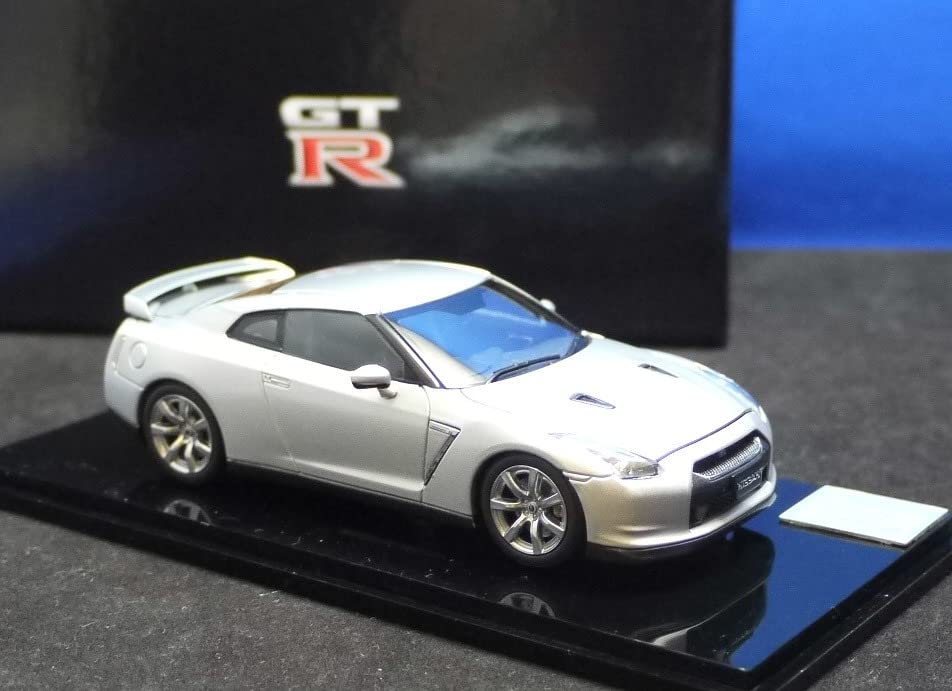 Amazon | 1/43 京商 日産 GT-R (R35) シルバー（ボンネットトランク