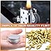 200 Pcs Lighter Flints Universal Lighter Replacement Flint Refills, Premium Glod Flint Stone Packaged in Aluminum Boxes,Compatible with Most Lighters