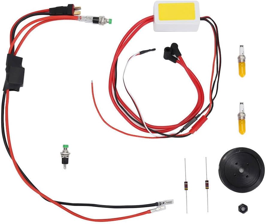generic Gasoline Engine Conversion Kit- 20KV Ignition System with Starter Motor & Flywheel for SEMTO ST-NF2 L2 Nitro Engine Models