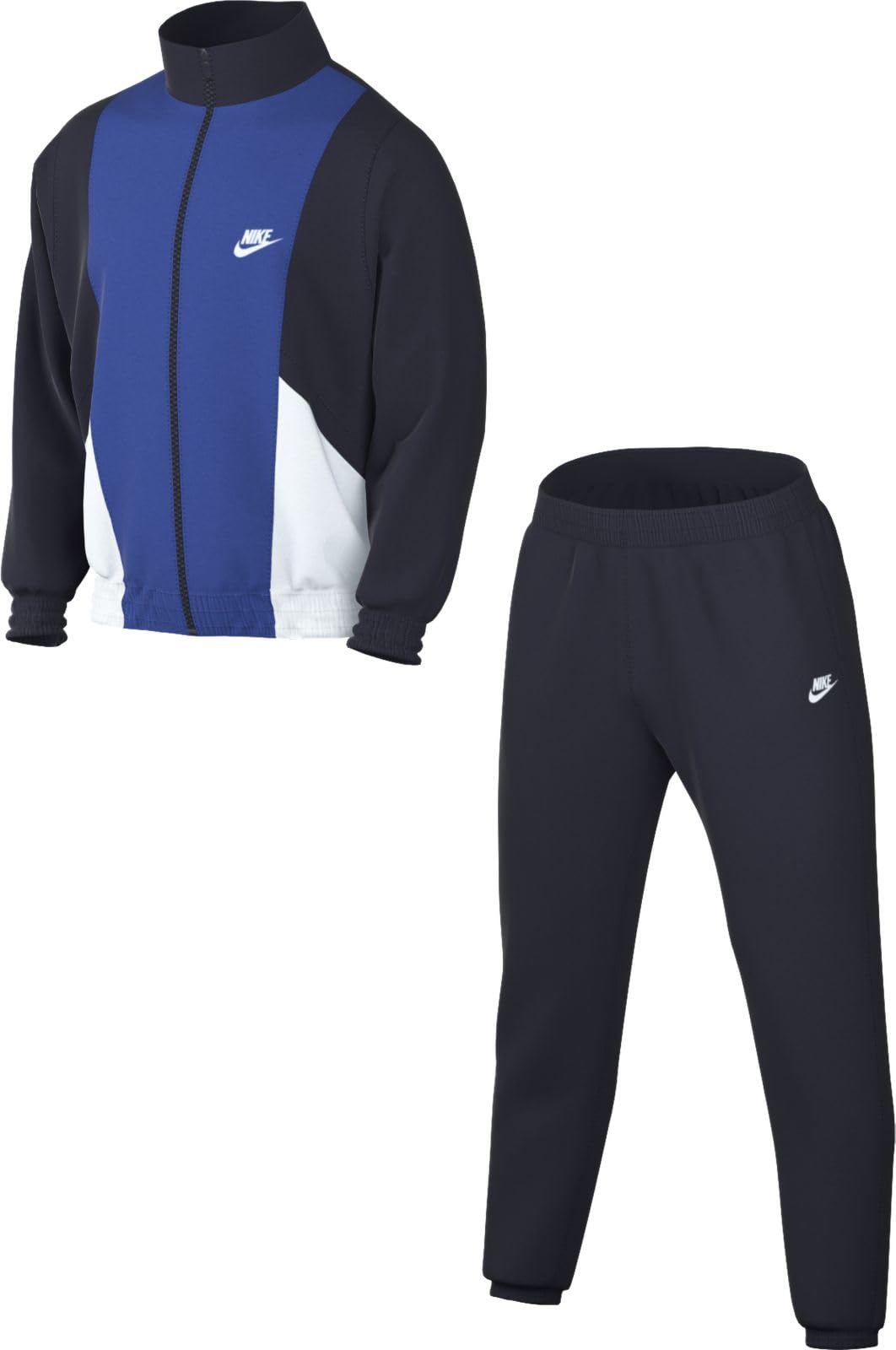 Tuta In Tessuto Nike Club – Uomo, Ossidiana/​Bianco/​Game Royal/​White, HJ1985-​451, XS