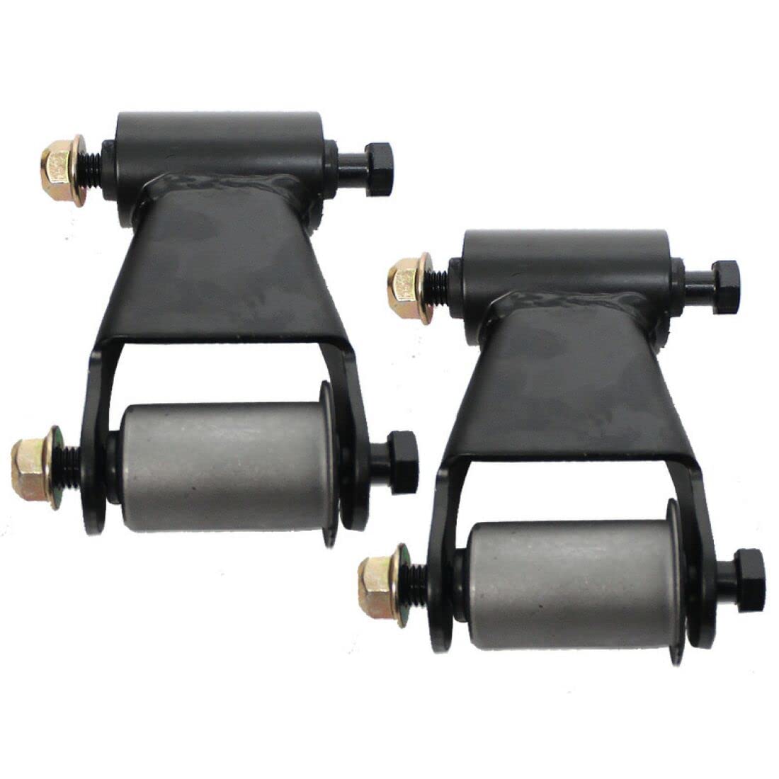 BST BSSP 2PCS Rear Leaf Spring Shackle Bracket Kit for 2002-2008 Dodge Ram 1500 Truck 722-034