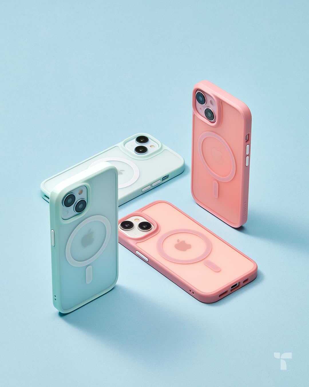 TORRAS Magnetic Shockproof for iPhone 15 Case iPhone 14 Case, 12FT Military Grade Drop Protection, Translucent Slim Protective Anti-Scratch, Black - Image 9