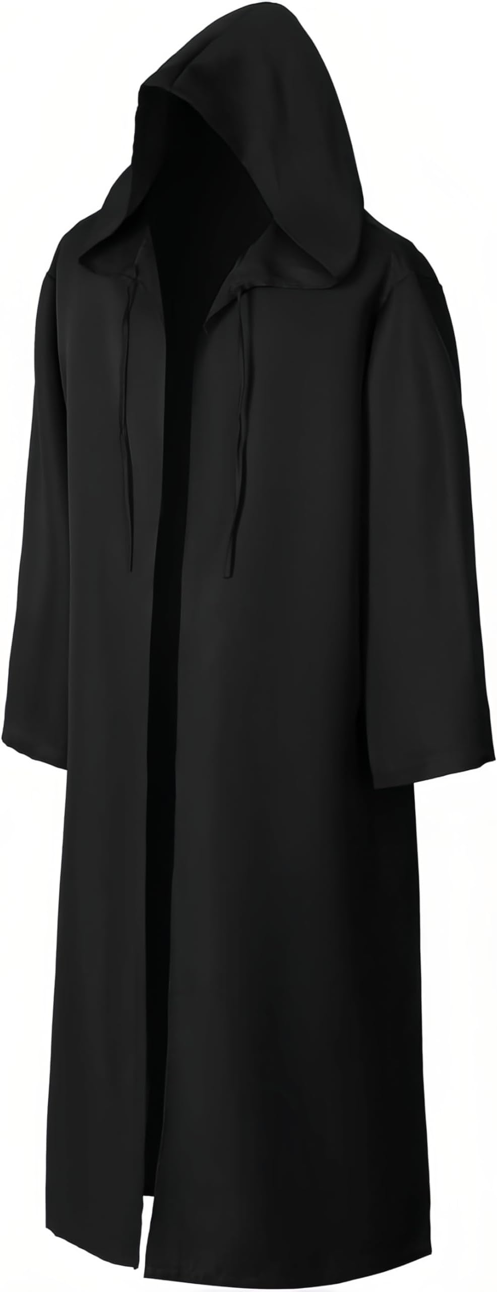 EONPOW Wizard Tunic Hooded Robe Halloween Cloak Cosplay Costumes Black