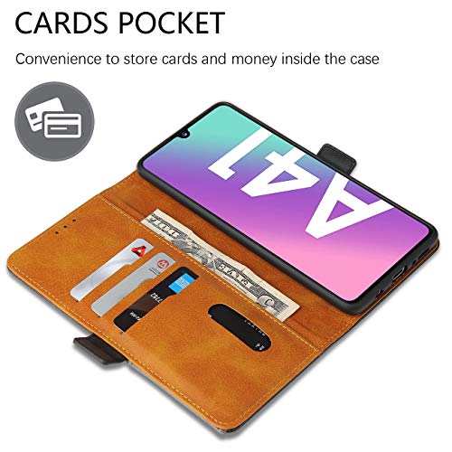 Lelogo - Custodia a portafoglio per Samsung A41