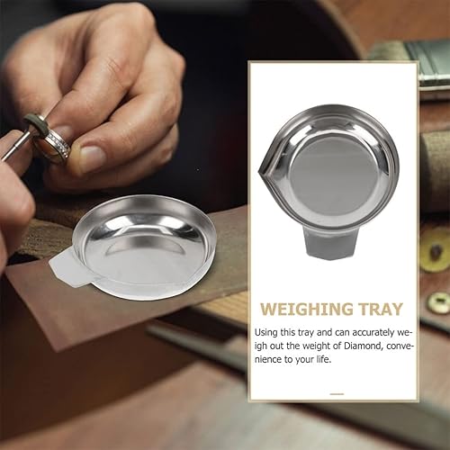 Miniatura 9 de Zerodeko Juego de 2 piezas de cinco piezas de metal electrónico Balanza de pesaje de la placa de pesaje de la báscula digital electrodomésticos