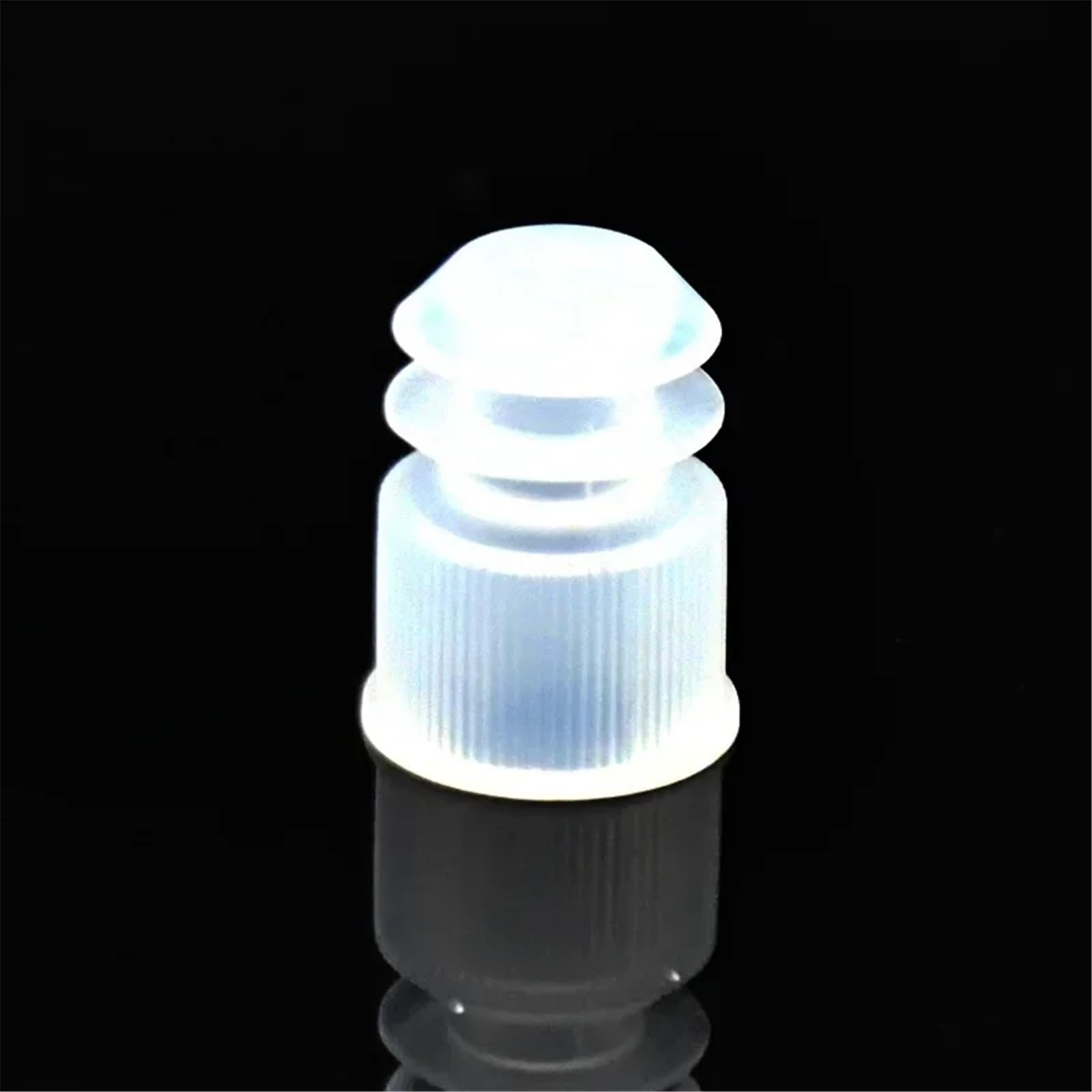sprzęt laboratoryjny Korek do probówki z tworzywa sztucznego, korek z tworzywa sztucznego PP, zatyczki plastikowe do probówek o średnicy 12 mm/13 mm/15 mm/16 mm, 100 szt. bez probówki(16mm)