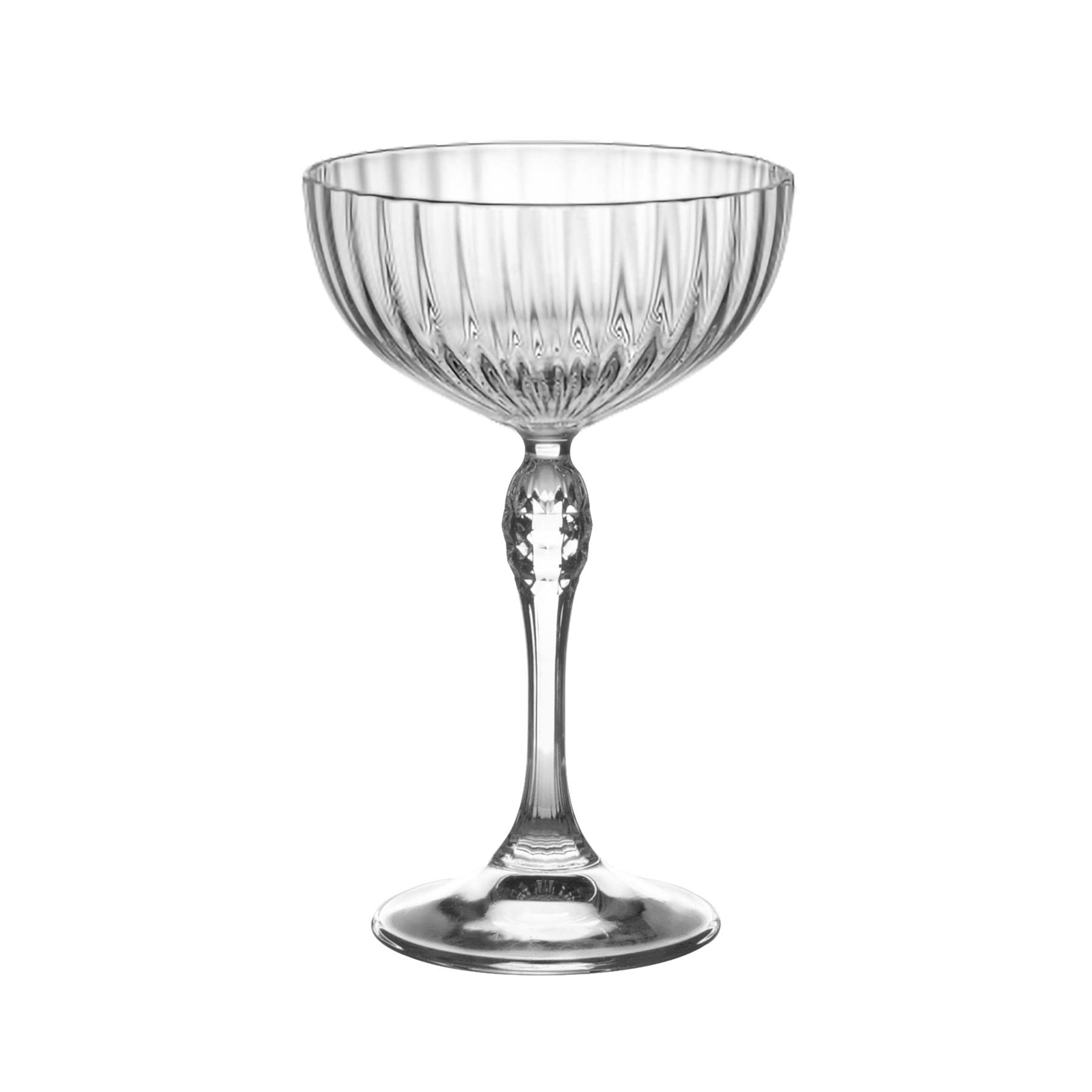 Bormioli 93124 Rocco-Juego de 6 Copas Americanas 20 cócteles, Cristal, 23 cl, Vidrio