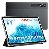 Blackview Android Tablet 11 inch, 24GB+256GB/2TB TF, 2K Incell Screen for Gaiming, Students, Netflix Watching, Streming, 5G WiFi, 8200mAh, 13MP+8MP Camaras/Face ID, Gray