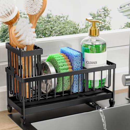 Cisily Sponge Holder for Kitchen Sink, Sink...
