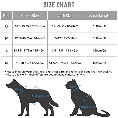 Dog Harness and Leash Set - Mesh Dog Vest Harness Breathable - Reflective Puppy Harness No Pull No Choke for Small… - Image 7