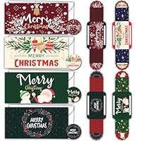 SIMPLY GIFTED Christmas Money Wallets Pack of 4/8/12 – Xmas Money Wallets for Cash Gifts 4 Cute Merry Design with Envelopes & Stickers- 8x16cm Christmas Money Holder for Festive (Pack of 4)