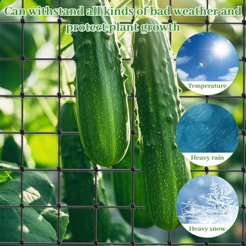 Zikenis Wachsen Zelt Netz 57x104.5 cm, Scrog Netz,Elastisches Mesh Zelt Ranknetz,Grow Netz mit 4 Haken,für GemüSe-,Obst-Und Blumenpflanzen Verwendet,für Hof,Gartenarbeit,Garten,Balkone (57 x 104.5 cm)