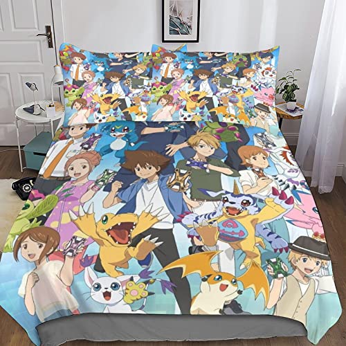 Kinder Bettwäsche-Set Anime Demon Hunter Rumi - 3-teilig 135x200 Cm