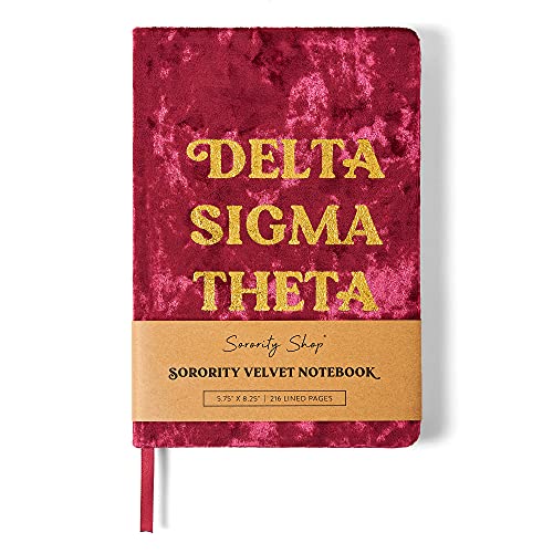 Carnet de notes Delta Sigma Theta écriture fluide journal velours robuste