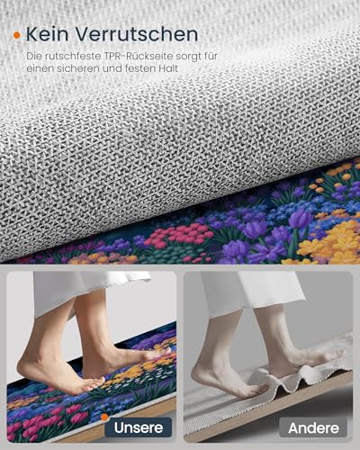 Tapis rond lavable et absorbant 160cm pour éviter les glissades - 6