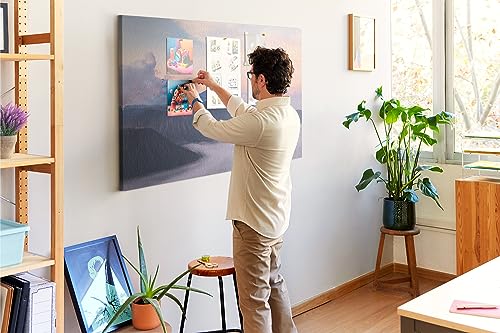 Planche horizontale liège grand format tableau mural bureau maison école