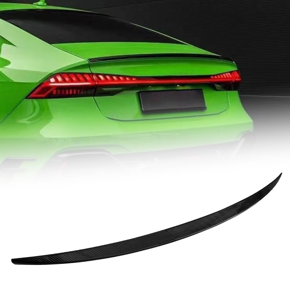 ABT Style Carbon Fiber Spoiler for Audi A7 S7 RS7 2019-up Rear Trunk Wing Lip