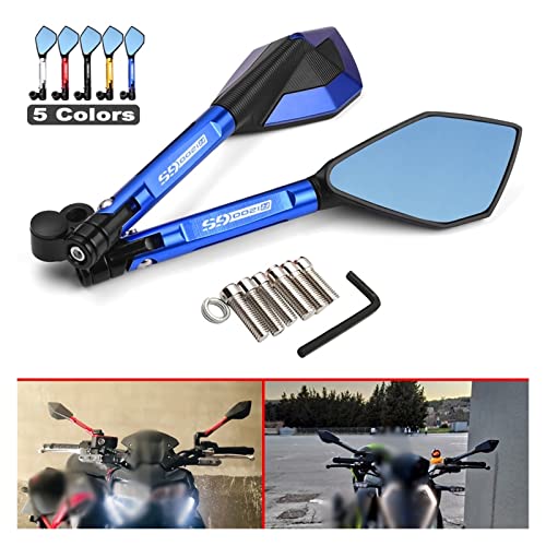Espejo retrovisor de aluminio CNC compatible con BMW R1200GS LC 5