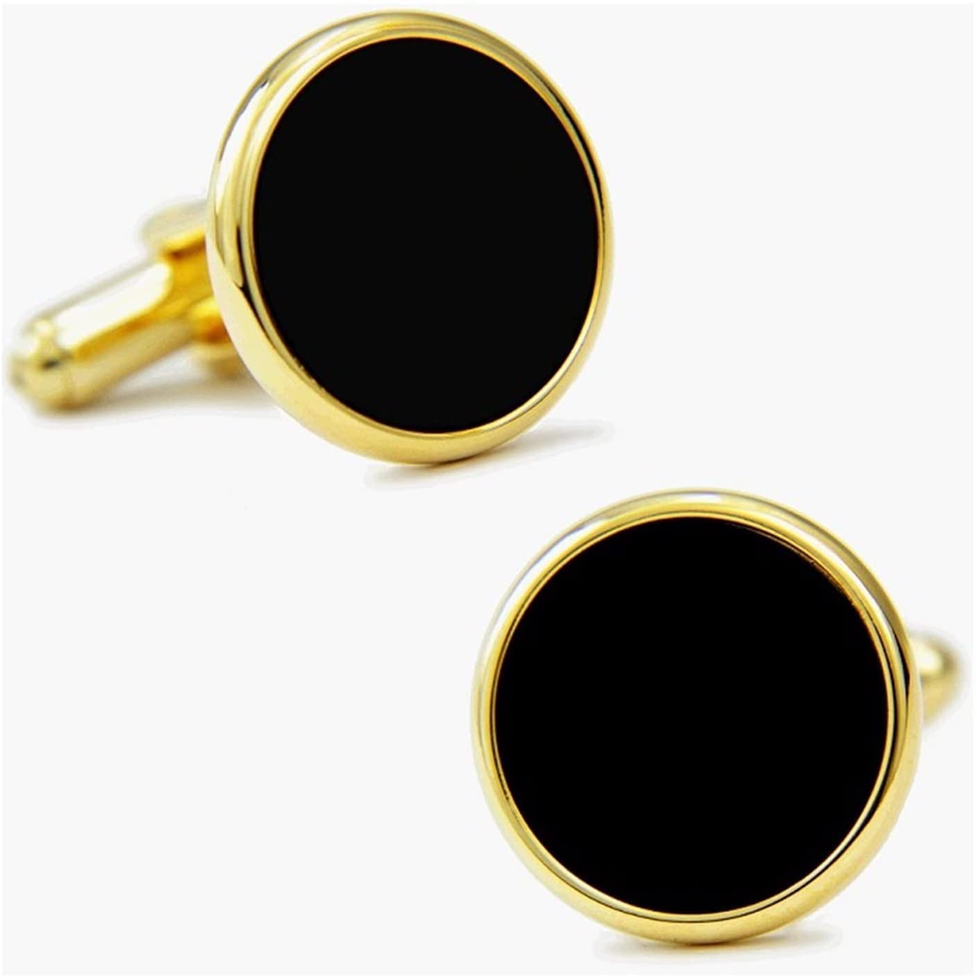 Gemelli da Uomo Polsino Stile Elegante Placcato Oro Gemelli Regalo da Uomo Donna e Uomo Polsini in Metallo Squisito Unico Accessori per Bottoni Polsini Personalizzati per Camicia