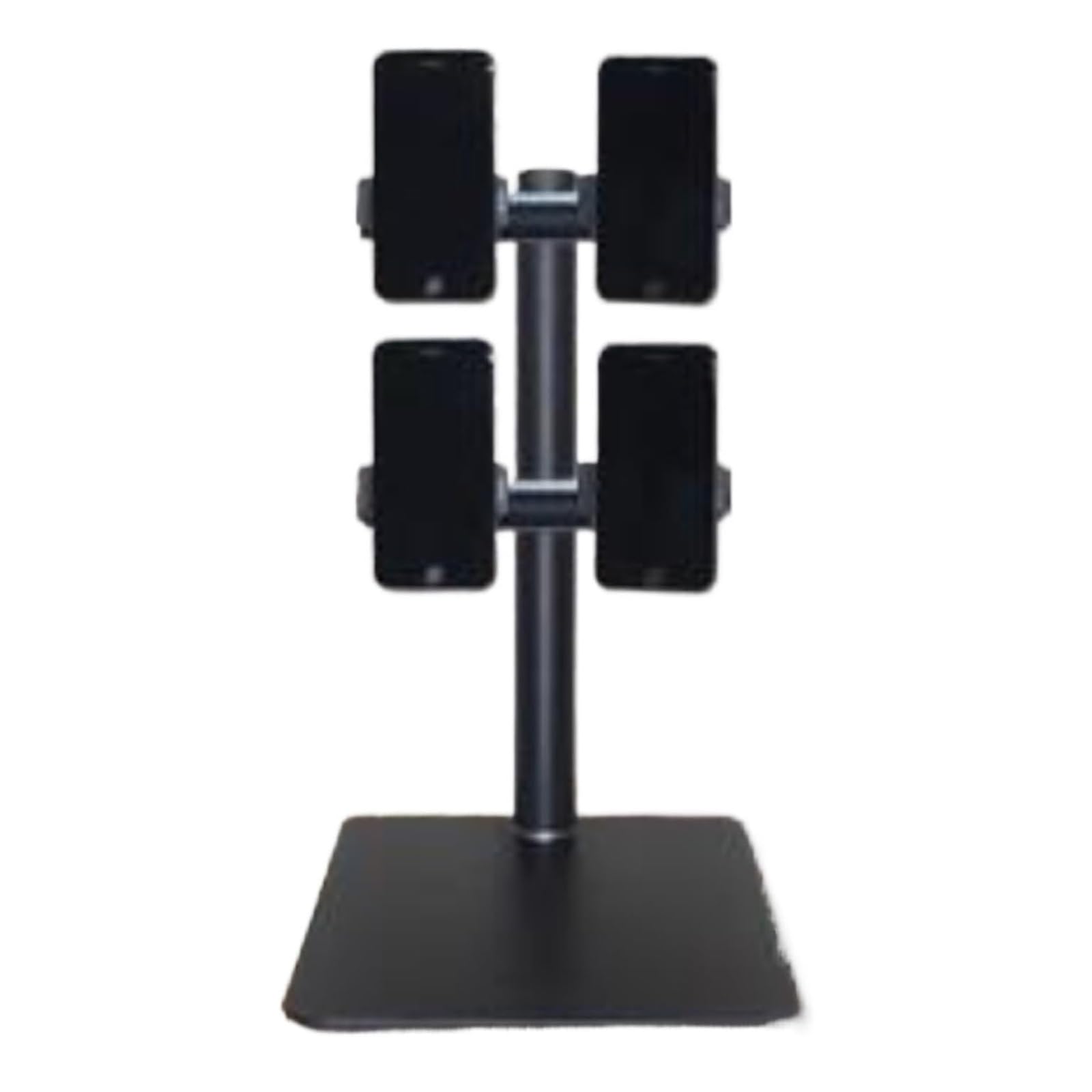 Soporte para teléfono móvil de escritorio, soporte giratorio de 360° multicapa, soporte ajustable para dispositivo móvil para control de grupo y transmisión