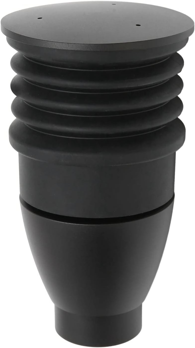 Fishawk 60g Coffee Grinder Single Dose Hopper, Aluminium Alloy Coffee Grinder Blowing Bean Bin with Silicon Bellow, Coffee