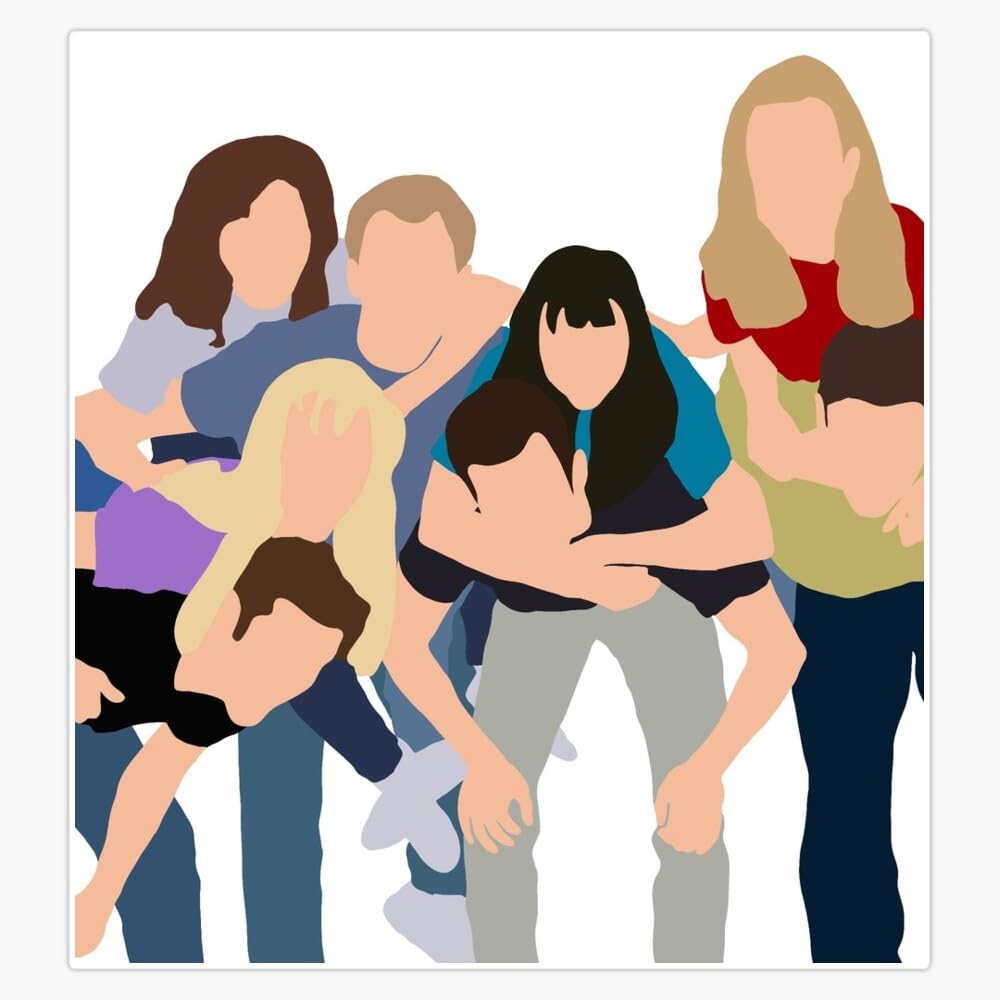 Beverly Hills 90210 Window Water Bottle Bumper Sticker Decal 5"