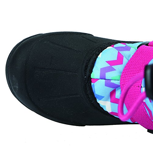 Image of Northside Frosty Insulated Winter Snow Boots for Girls and Boys with Rugged, Water Resistant Nylon Upper, Quick-Drying Lining, Removable EVA Insole, and Durable TPR Outsole
