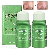 【Ingredientes naturales】 La mascarilla de té verde contiene extracto de té verde, que puede limpiar eficazmente los poros de la piel, limpiar profundamente la suciedad de la piel, ajustar el equilibrio de agua y aceite de la piel, reponer la humedad de la piel y nutrirla.