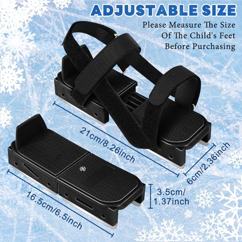 GJQ Triple Velcro Double Blade Skates