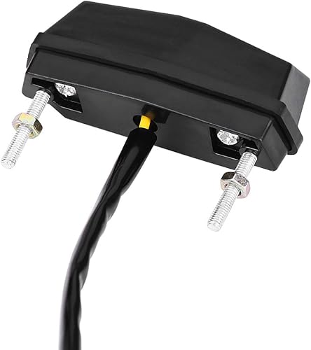 Miniatura 7 de Luz de matrícula LED de 6k, 12 V, luz universal para placa de matrícula de motocicleta, luz LED trasera de freno trasero, lámpara de montaje de