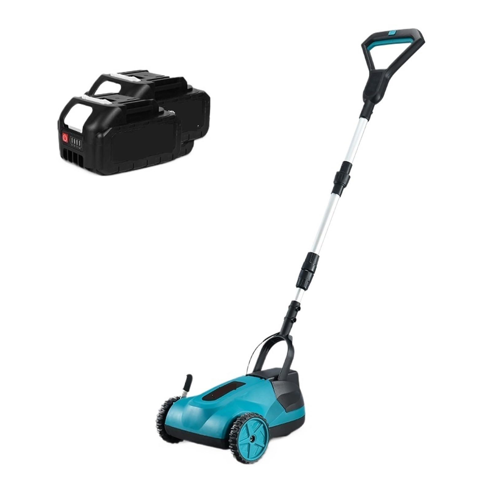 Kosiarka Elektryczna Bezszczotkowa, Akumulatorowa, Podkaszarka Do Trawy, 3 Regulacje Wysokości, Ogrodowa Do Prac ZwiąZanych Z Koszeniem W Ogrodzie(2x5.0Ah Battery)