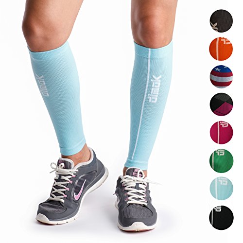 dimok Calf Compression Sleeves – Compression Socks Footless - Reduces Fatigue Varicose Veins