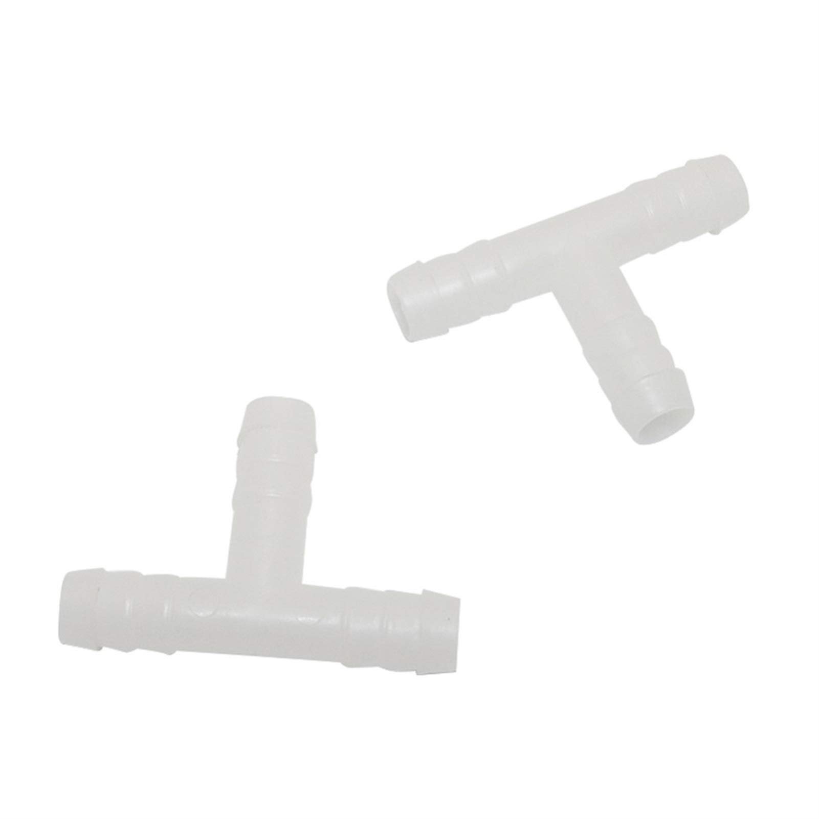 Raccordo rapido for Acqua a T con Attacco rapido for Acqua con Attacco rapido da 10 mm for Agricoltura, Giardino, irrigazione Automatica, divisore for Tubo Flessibile, 200 Pezzi