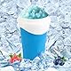 Tapvai Slushy Maker, Slush Becher, Eis Zum Kneten Slushy Becher, Quick Frozen Magic Cup, Silikon Slushy Maker Cup, Slush Cup Mit Strohhalmlöffel für Diy Cola Oder Saft