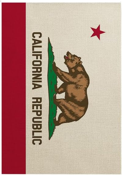 California State Garden Flag,Indoor Outdoor Decoration Flags,For Yard Outside 12 x 18 Inches,Double-Sided,DIY Celebration. - Image 2