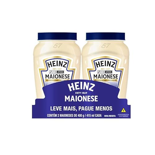 Heinz Pack Maionese Tradicional, 400G - 2 unidades Heinz Pack Maionese Tradicional, 400G - 2 unidades