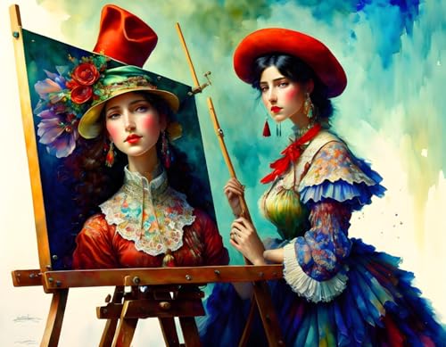 Affiches photos Meechi patchwork d'artiste 50 x 70 cm toile sans cadre esthétique