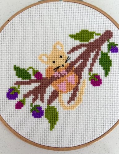 Image of Aida Cloth 18 Count Cross Stitch Fabric,19x28inch (18CT, White)