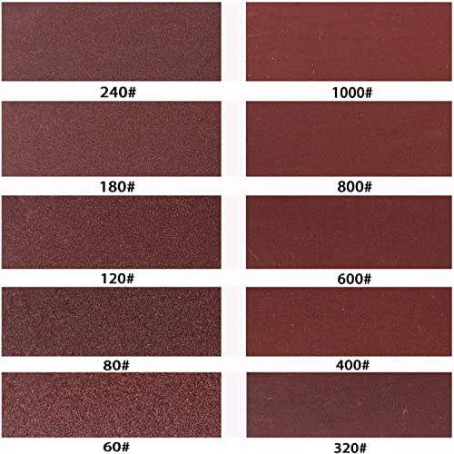 Sandpaper Roll 60 To 240 Grit Ready-To-Wrap Ready-To-Cut 4 Inch By 32.8 Feet Long Abrasive Sand Paper Rolls 60.80.120.180 And 240Grid #TOP4