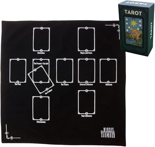 Miniatura 1 de Witchy Cauldron Pentacle Velvet - Bolsa de tarot de terciopelo negro de 8.0in, 5.0in (tela y cubierta)